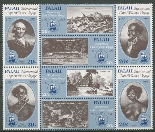 Palau 1983 Landung auf Palau 29/36 ZD postfrisch (C861)
