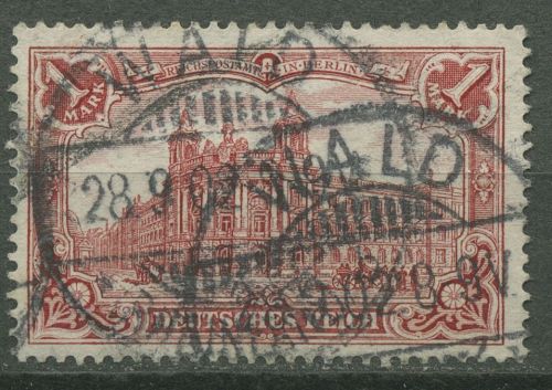 Deutsches Reich 1902 Reichspostamt Berlin ohne WZ, 78 Ab gestempelt geprüft