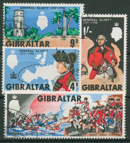Gibraltar 1967 General George A. Eliott 207/10 gestempelt
