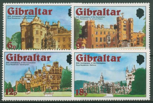 Gibraltar 1978 Königsschlösser 373/76 postfrisch