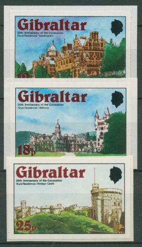 Gibraltar 1978 Königsschlösser 375/77 B postfrisch