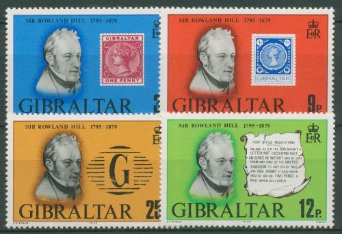 Gibraltar 1979 Postmeister Rowland Hill 387/90 postfrisch