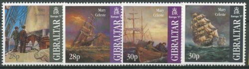Gibraltar 1995 Europa CEPT Sagen und Legenden, Schiffe 783/86 postfrisch