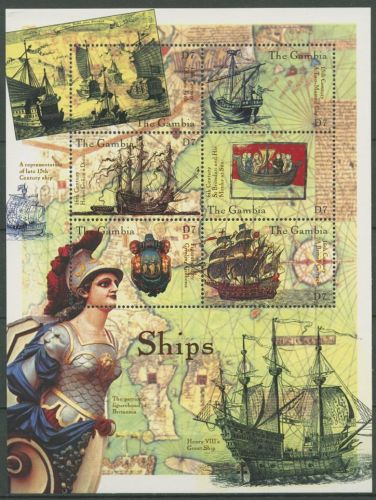 Gambia 2000 Historische Schiffe 3894/99 K postfrisch (C42861)