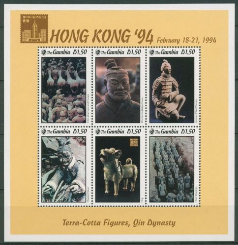 Gambia 1994 HONG KONG Terrakottafiguren 1813/18 K postfrisch (C42834)
