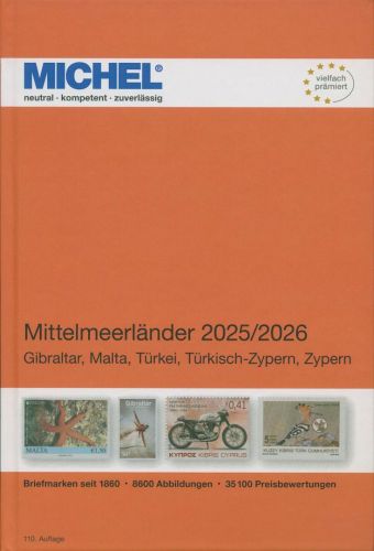 MICHEL Europa Band 9: MITTELMEERLÄNDER 2025/26 110. Aufl., gebraucht (Z3599)