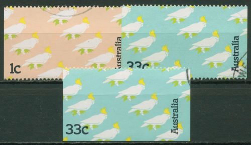 Australien 1985 Gelbhaubenkakadu 918/19 C/D gestempelt