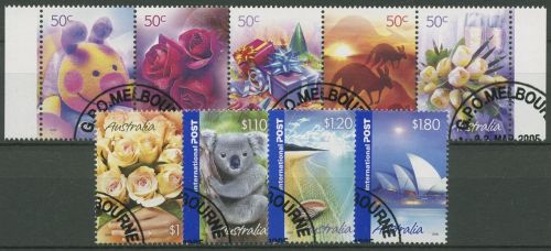 Australien 2005 Grußmarken Blumen Koala 2421/29 ZD gestempelt (C25584)