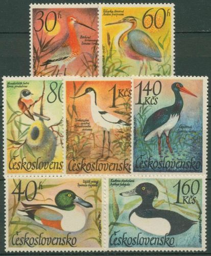 Tschechoslowakei 1967 Tiere Wasservögel 1681/87 postfrisch