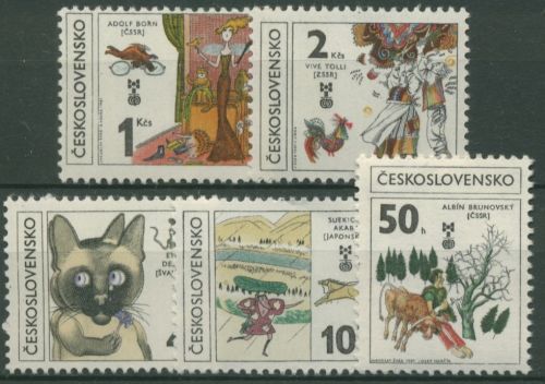 Tschechoslowakei 1980 Kinderbuchillustrationen 2630/34 postfrisch