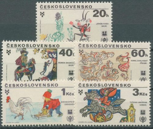 Tschechoslowakei 1979 Jahr des Kindes Kinderbücher 2517/21 postfrisch