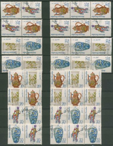 DDR 1982 Meissener Porzellan 2667/70 ZD alle Kombinationen mit SST (SG71)