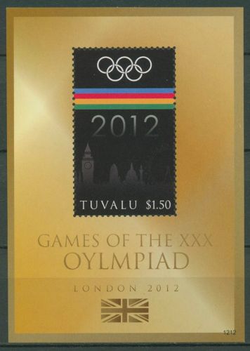 Tuvalu 2012 Olympische Sommerspiele in London Block 187 postfrisch (C42880)