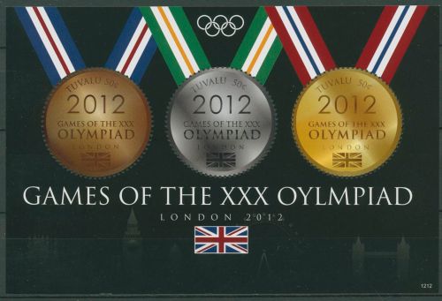 Tuvalu 2012 Olympische Sommerspiele in London 1830/32 K postfrisch (C42879)