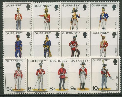 Guernsey 1974 Militär Uniformen 93/05 postfrisch