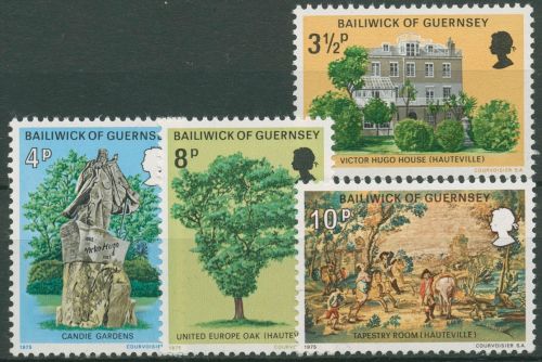 Guernsey 1975 Victor Hugo im Exil 121/24 postfrisch