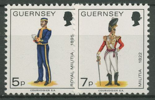 Guernsey 1976 Militäruniformen 135/36 postfrisch