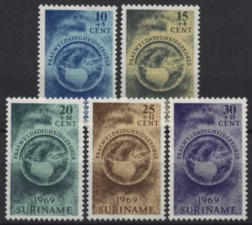 Surinam 1969 Ostern 553/557 postfrisch