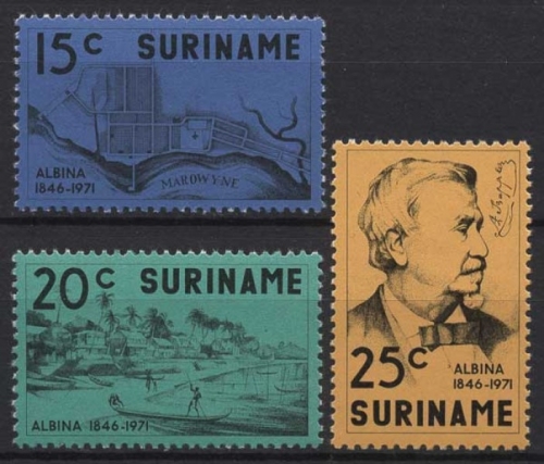 Surinam 1971 125 Jahre Albina-Stiftung 613/615 postfrisch