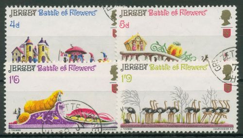 Jersey 1970 Blumenfest Blumendekoration 30/33 gestempelt