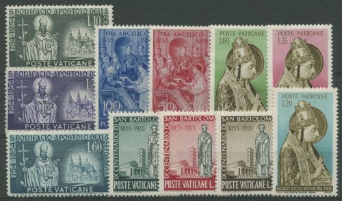 Vatikan 1955 Jahrgang komplett (230/40), postfrisch (G60077)