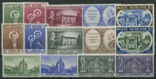 Vatikan 1957 Jahrgang komplett (266/79), postfrisch (G60079)