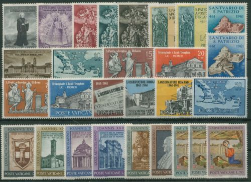 Vatikan 1961 Jahrgang komplett (363/90), postfrisch (G60073)