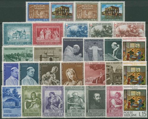 Vatikan 1964 Jahrgang komplett (442/70) postfrisch (SG99198)
