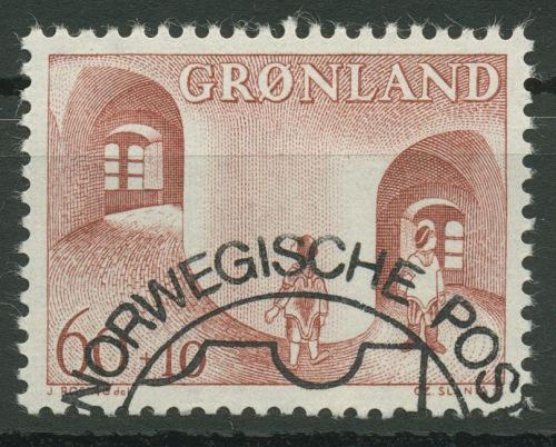 Grönland 1968 Kinderhilfe Runder Turm Kopenhagen 70 gestempelt