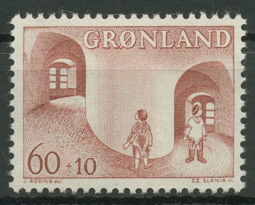 Grönland 1968 Kinderhilfe Runder Turm Kopenhagen 70 postfrisch