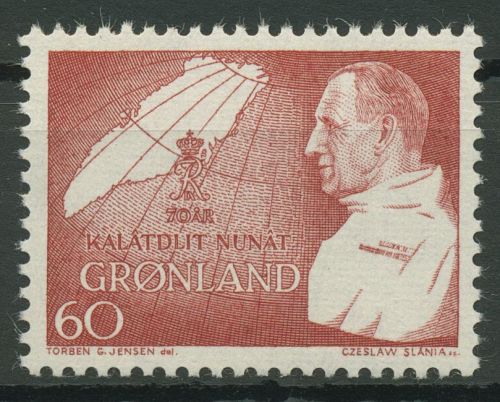 Grönland 1969 König Frederik IX. 72 postfrisch
