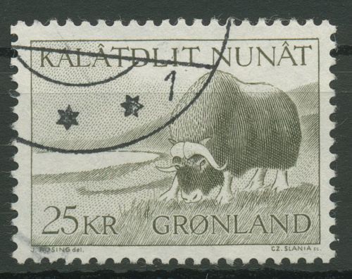 Grönland 1969 Grönlands Tierwelt Moschusochse 74 gestempelt