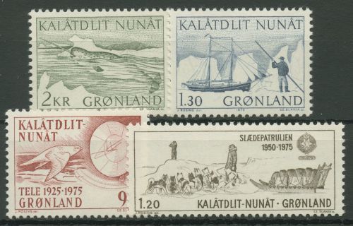 Grönland 1975 Jahrgang komplett (92/95), postfrisch