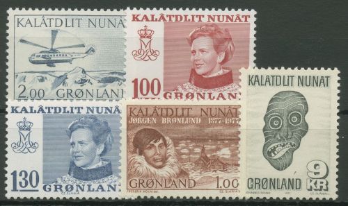 Grönland 1977 Jahrgang komplett (100/04), postfrisch