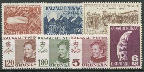 Grönland 1978 Jahrgang komplett (105/11), postfrisch