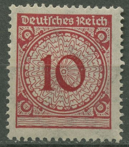 Deutsches Reich 1923 Korbdeckelmuster Plattendruck 340 Pa postfrisch