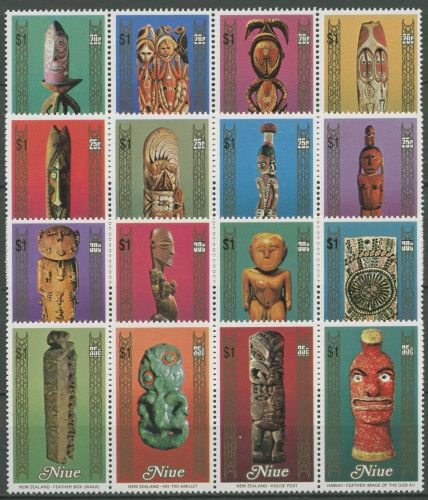 Niue 1992 Südpazifisches Kunstfestival 797/812 ZD postfrisch (C42908)