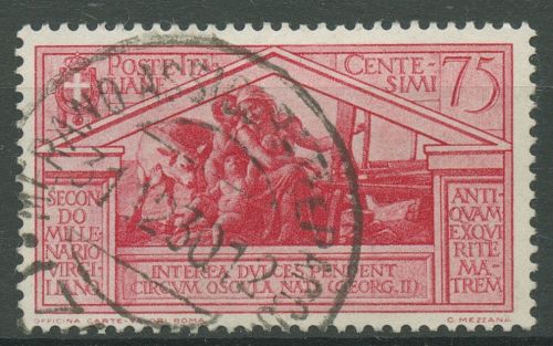 Italien 1930 2000. Geburtstag von Vergil Mutterglück 350 gestempelt