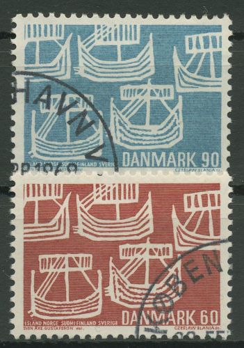 Dänemark 1969 NORDEN Postverwaltung Segelboote 475/76 gestempelt