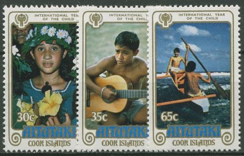 Aitutaki 1979 Internationales Jahr des Kindes 310/12 postfrisch