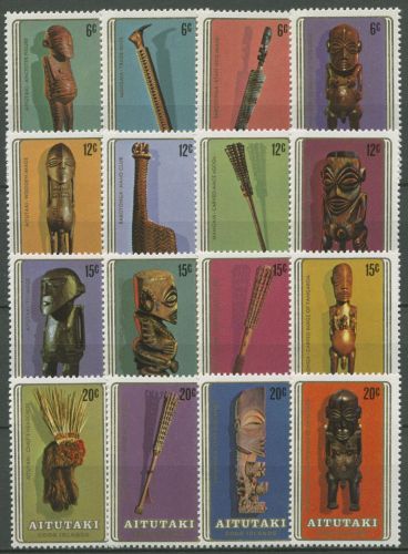 Aitutaki 1980 Kunst Kunsthandwerk Statuen 340/55 postfrisch