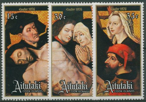 Aitutaki 1976 Ostern Gemälde flämischer Meister 175/77 postfrisch