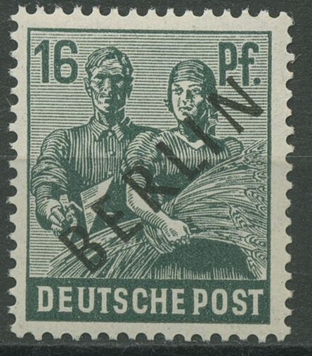 Berlin 1948 Schwarzaufdruck 7 postfrisch