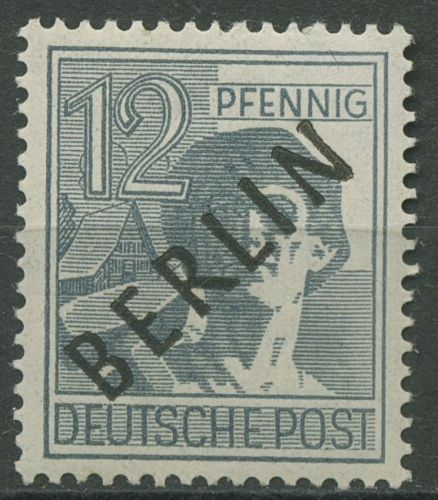 Berlin 1948 Schwarzaufdruck 5 postfrisch