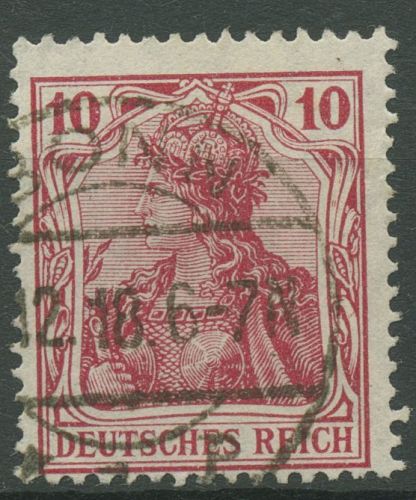Deutsches Reich 1915/19 Germania Kriegsdruck 86 II a gestempelt geprüft