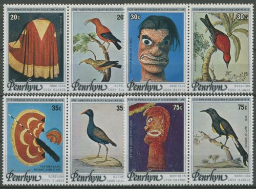 Penrhyn 1978 250. Geburtstag von James Cook 98/05 ZD postfrisch