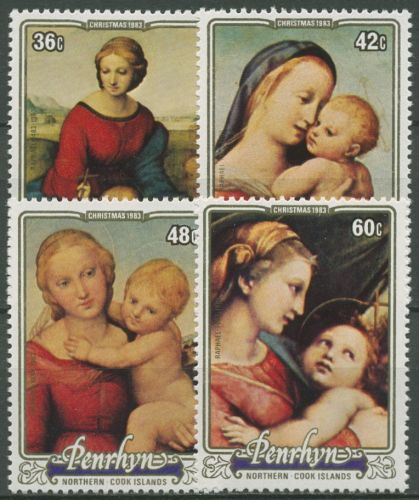 Penrhyn 1983 Weihnachten Gemälde Maria mit Kind 357/60 postfrisch