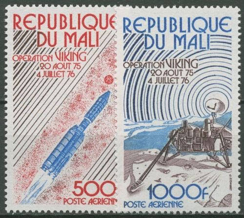 Mali 1976 Raumfahrt Unternehmen Viking 565/66 postfrisch