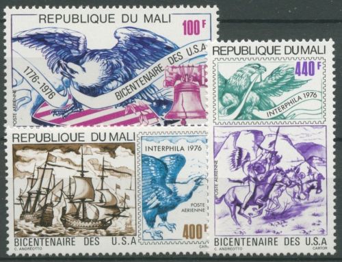 Mali 1976 200 Jahre Unabhängigkeit der USA 532/34 postfrisch