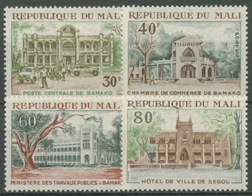 Mali 1970 Bauwerke in Bamako und Segou 247/50 postfrisch